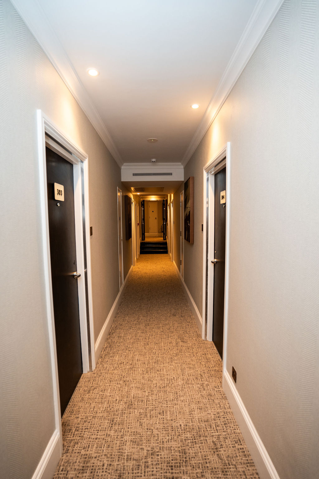 Hallway after renovation