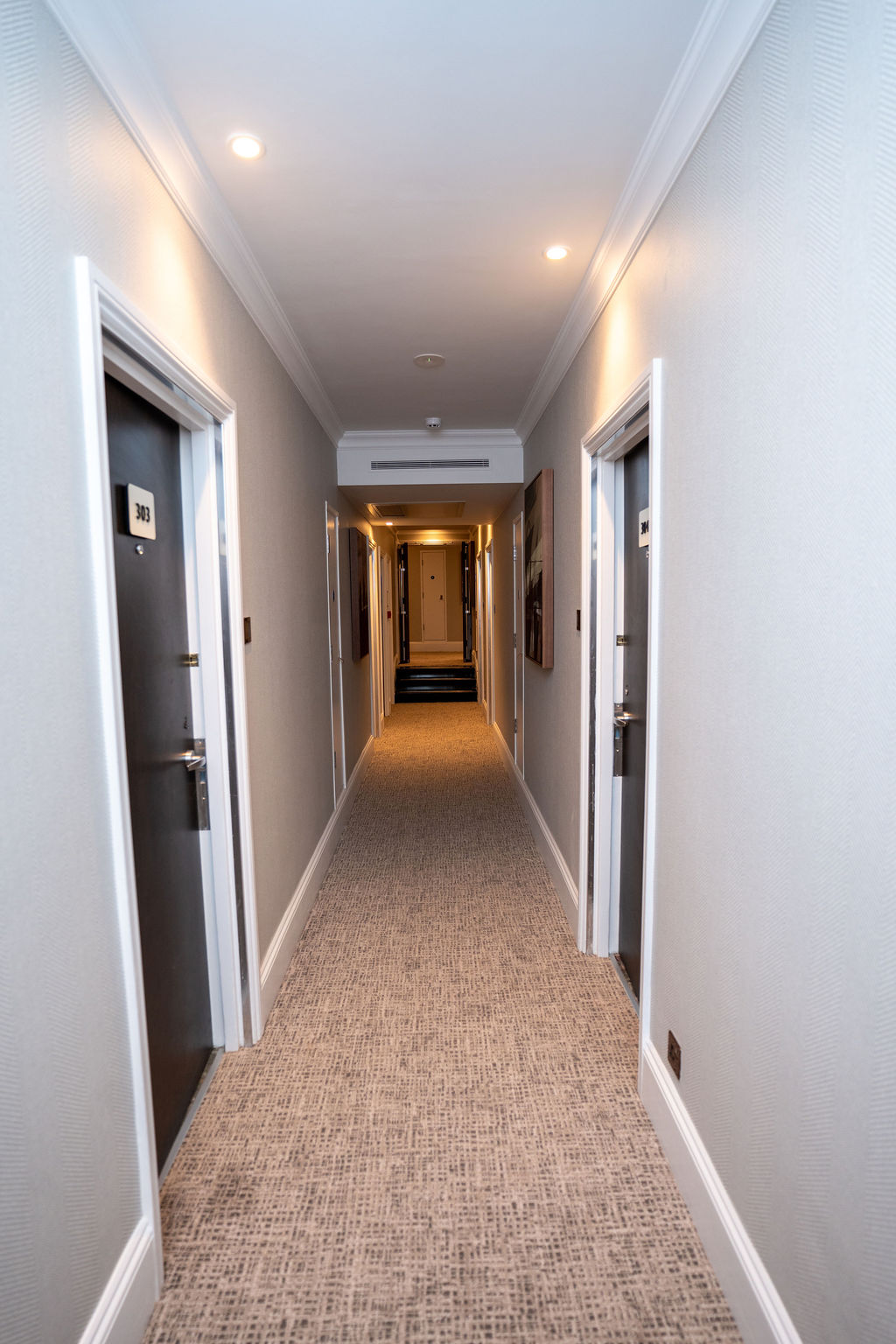 Hallway after renovation
