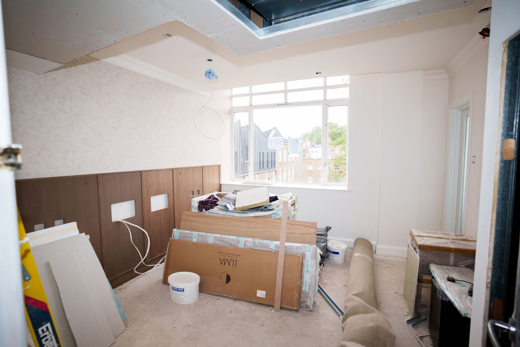 Bedroom before renovation