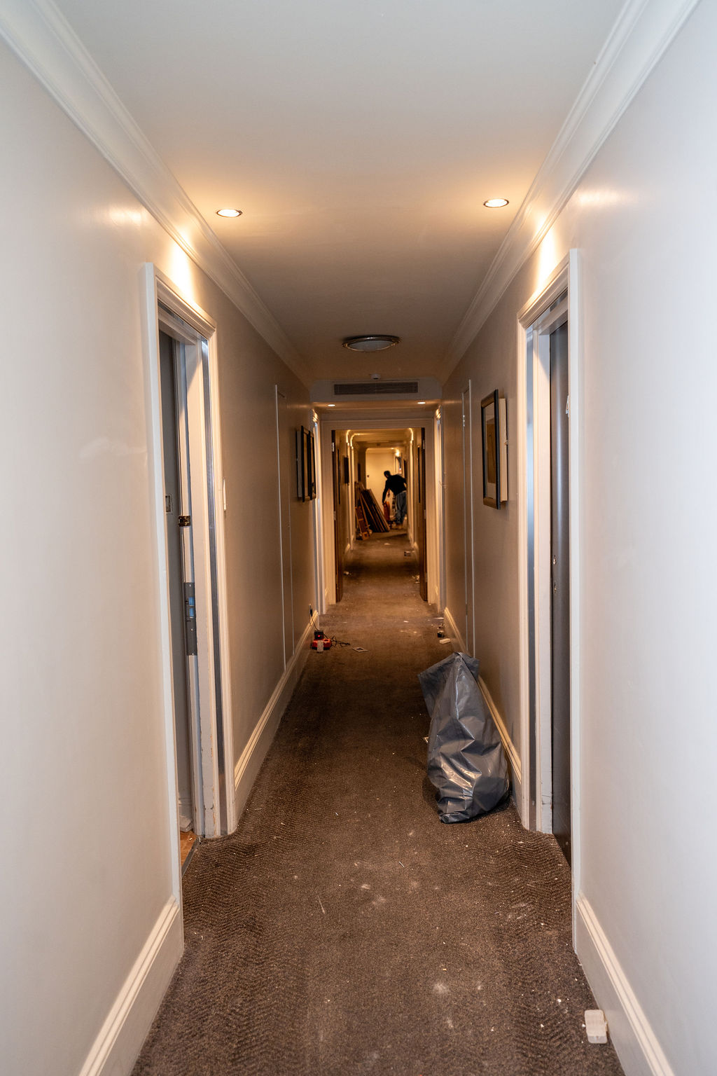 Hallway before renovation